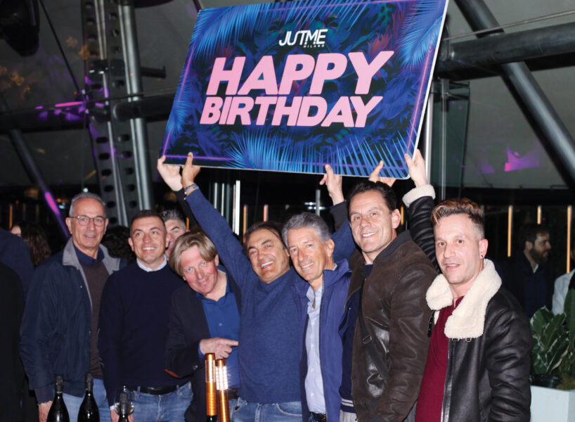 Party di compleanno al Just Me per Claudio Chiappucci