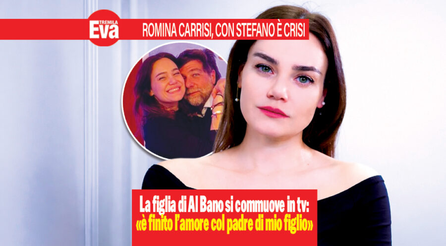 romina carrisi compagno