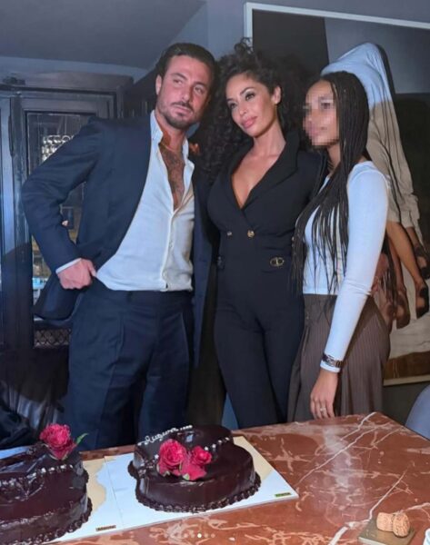 Armando Izzo, Raffaella Fico e sua figlia Pia Balottelli