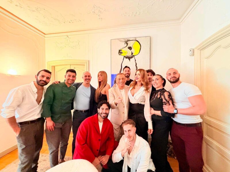Gli ospiti della festa di compleanno di Angelo Perrone