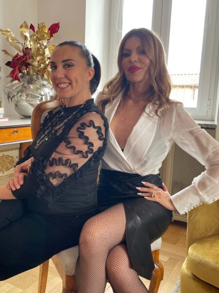 Rita Rusic insieme a Pamela Petrarolo