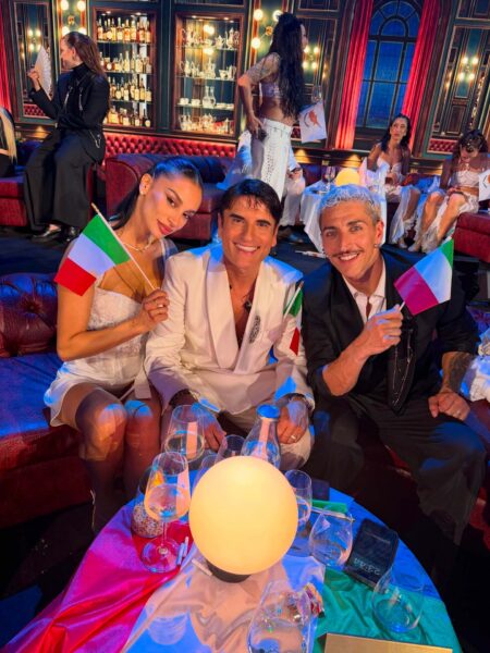 Francesca Tocca e Marcello Sacchetta all'Eurovision con Sal Da Vinci