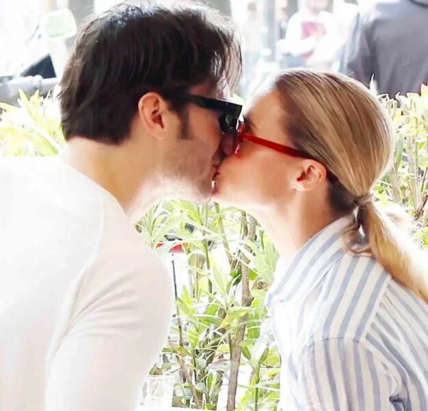 Il primo bacio tra Michelle Hunziker e Giulio Berruti