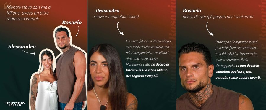 I segreti di Temptation Island 2026: gli scandali, i tradimenti, le bugie e le incomprensioni delle storie d'amore che Filippo Bisciglia vuole salvare. La guida 'bomba' delle 7 coppie tv sull'orlo di una crisi di nervi I segreti di Temptation Island 2026: gli scandali, i tradimenti, le bugie e le incomprensioni delle storie d'amore che Filippo Bisciglia vuole salvare. La guida 'bomba' delle 7 coppie tv sull'orlo di una crisi di nervi