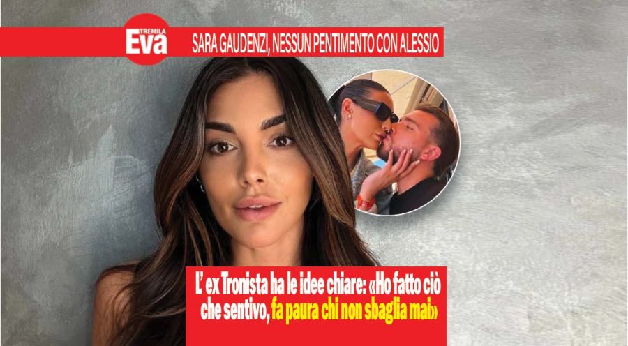 Sara Gaudenzi rompe il silenzio sui social dopo la fine del suo amore a U&D con Alessio Rubeca: «Non mi sono pentita di niente, ho fatto quello che in quel momento mi sono sentita di fare. Nella vita si sbaglia, chi non fa errori mi spaventa» sara gaudenzi e alessio rubeca