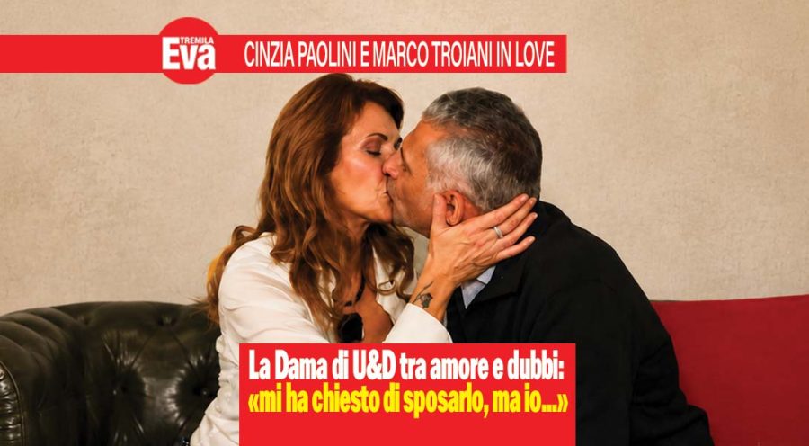 Cinzia Paolini di U&D svela la proposta di matrimonio di Marco Troiani. «Mi ha già chiesto di sposarlo», ma la Dama frena e chiede tempo prima del grande passo: «gli ho proposto di prenderci un periodo per viverci, e poi sogno di entrare nel parterre mano nella mano» cinzia paolini e marco troiani di U&D