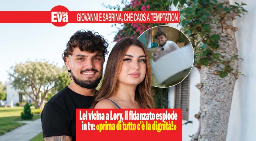«Ora sfascio tutto»: Giovanni Grazioso esplode dopo il falò negato da Sabrina Soussi, distrugge i pouf del villaggio di Temptation Island e confessa «prima di tutto c’è la dignità», mentre la fidanzata è sempre più vicina a Lory giovanni grazioso e sabrina soussi