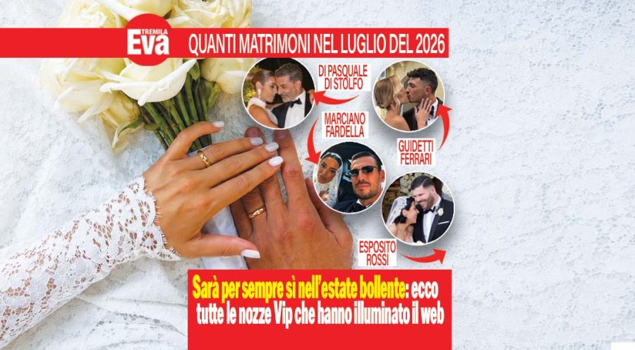 «Ci siamo detti di sì per sempre»: le nozze Vip di Simone Di Pasquale, Mattia Marciano, Matteo Guidetti e Salvatore Esposito, un’estate di grandi matrimoni d’amore che ha conquistato il web con cerimonie fantastiche e il bianco delle bellissime spose Simone Di Pasquale, Mattia Marciano, Matteo Guidetti e Salvatore Esposito,