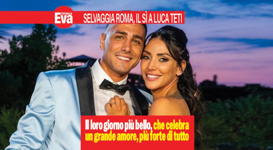 Selvaggia Roma dice sì all’amore con Luca Teti: una cerimonia da sogno, i fuochi d’artificio che incendiano il cielo e quella bambina, Luce, che ha reso la loro favola ancora più vera selvaggia roma matrimonio