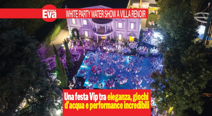 white dinner water show