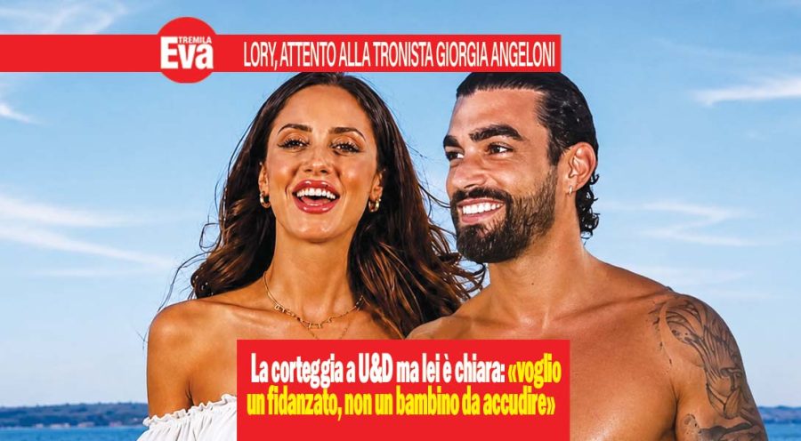 Uomini e Donne, Lory stai attento alla tronista Giorgia Angeloni! Nel parterre è arrivato Lorenzo Ferrari da Temptation Island, ma lei avverte subito il suo nuovo corteggiatore: «Cerco un fidanzato, non un bambino da accudire» giorgia angeloni e lory