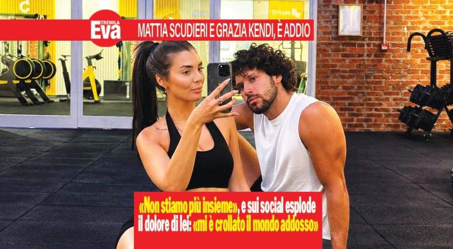 Mattia Scudieri e Grazia Kendi, l’ex gieffino annuncia l’addio: «ci eravamo presi del tempo per riflettere, ma abbiamo deciso di intraprendere strade diverse». L’ex fidanzata è incredula: «pensavo di aver trovato un amore vero e duraturo, mi è crollato il mondo addosso». mattia scudieri e grazia kendi