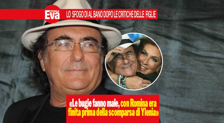 Al Bano rompe il silenzio sul suo addio a Romina Power e smentisce anche le figlie Cristel e Romina Jr: «Il nostro legame era già finito due anni prima». Poi lo sfogo più amaro: «Le bugie fanno male, sono stanco»