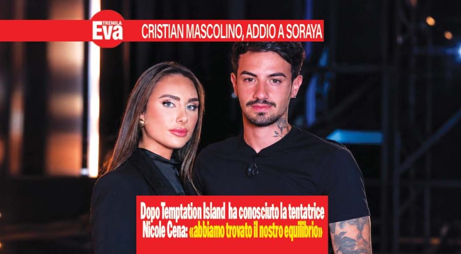 Cristian Mascolino, dopo Soraya Sabetta il cuore riparte con Nicole Cena: «Abbiamo trovato il nostro equilibrio». L’ha cercata dopo Temptation Island, mentre oggi anche la sua ex ha voltato pagina e lui si giustifica: «Non ci sono stati 5 o 6 tradimenti come dice lei» cristian mascolino e nicole cena