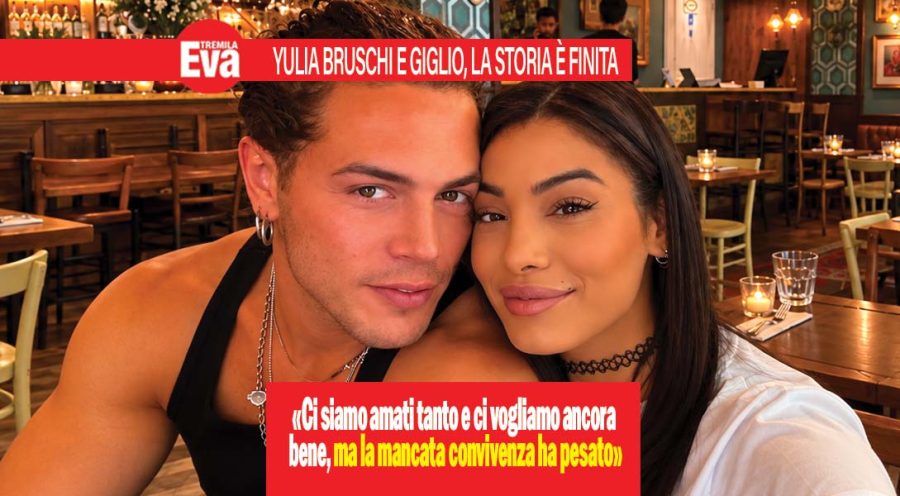 Yulia Bruschi e Giglio, per gli ex gieffini amore al capolinea, ma il sentimento c’è: «Ci siamo amati tanto e ci vogliamo ancora bene». La convivenza mancata pesa sull’addio: «Io ero disposta, dall’altra parte non c’era la possibilità» yulia bruschi e luca giglioli